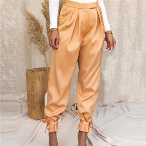 Pantalon Satin Orange