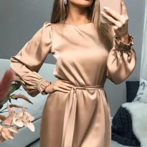 Robe en Satin Fluide