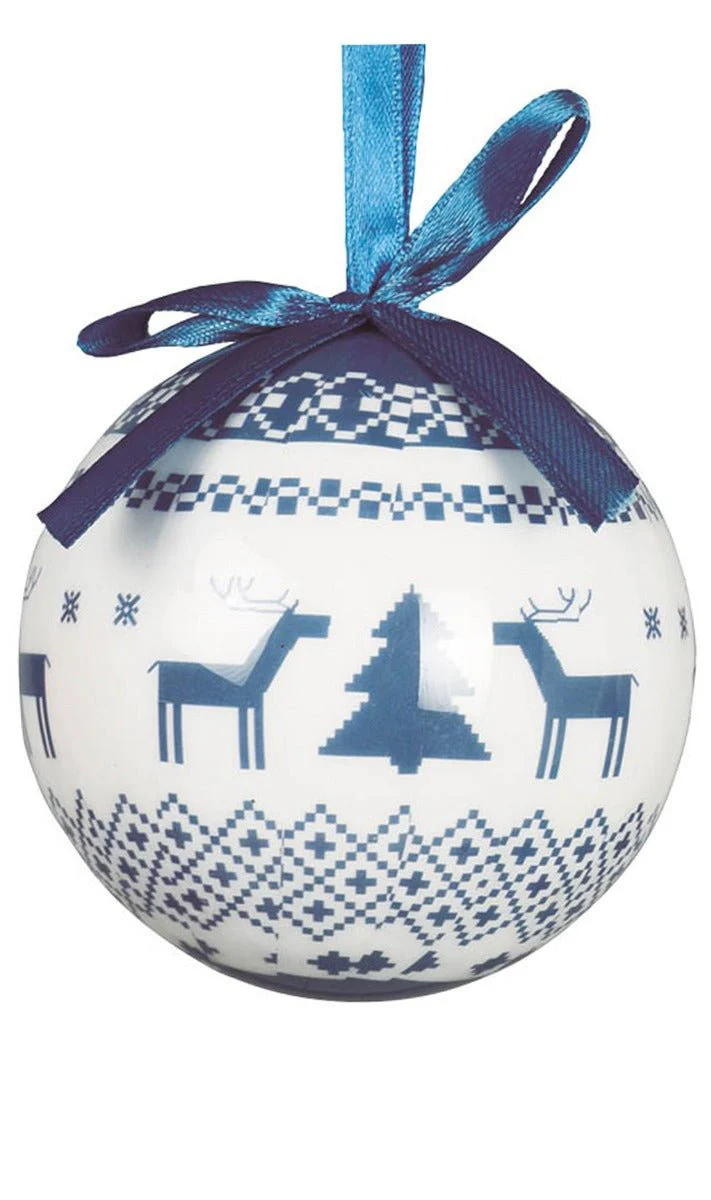 6 boules de Noël renne