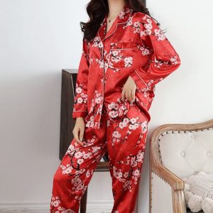 Pyjama Rouge Satin