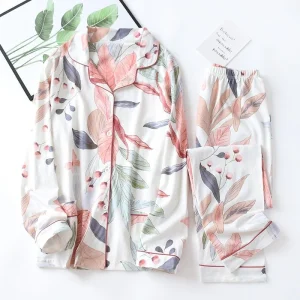 Pyjama Femme Satin Floral