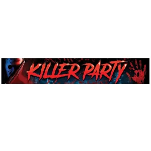 Drapeau de fête d'Halloween Killer
