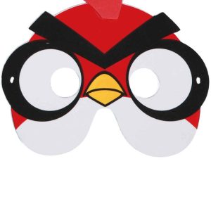 Masque Oiseau Rouge de Jeu Vidéo