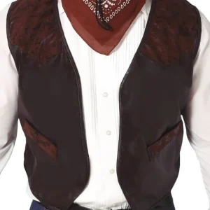 Gilet de Cow-Boy Marron