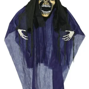 Décoration à Suspendre de Tête de Mort Démoniaque