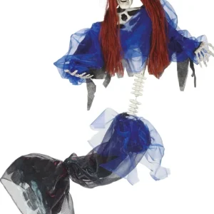 Décoration à Suspendre Squelette Sirène Bleu