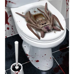 Décoration WC Araignée Géante