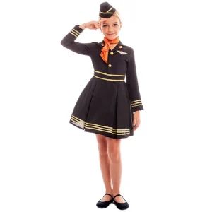 Déguisement d'Hôtesse Élégante fille