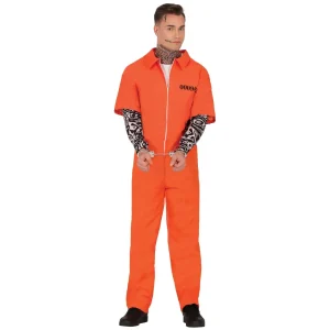 Déguisement de Convict Américain Tatoué pour adulte