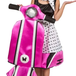 Déguisement Années 50 sur Moto pour femme