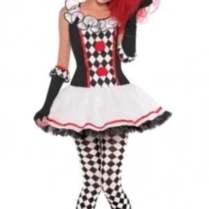 Déguisement Arlequin Luxe pour fille