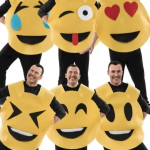Déguisement Emoji Faces pour adulte