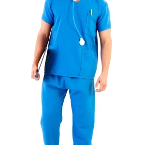 Déguisement Infirmier bleue adulte