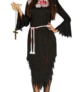 Déguisement Religieuse Zombie femme