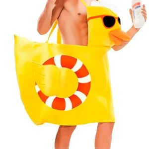 Déguisement Canard de Bain Bretelles pour adulte