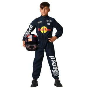 Déguisement de Pilote de Formule 1 Bleu pour enfant