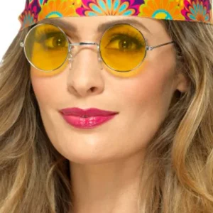 Lunettes Rondes Jaunes