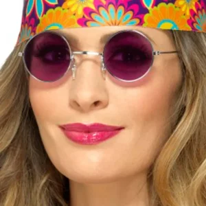 Lunettes Rondes Violettes