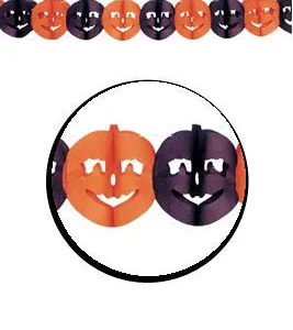 Guirlande Citrouilles Bicolore