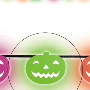 Guirlande Citrouille Néon