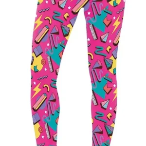 Legging Années 80 fuchsia