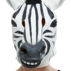 Masque en Latex de Zèbre à Rayures
