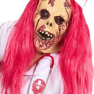 Masque latex Infirmière Zombie