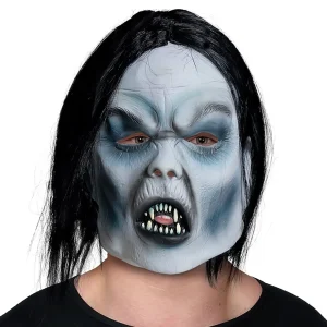 Masque en latex de Vampire avec Cheveux
