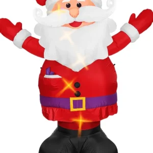 Père Noël Gonflable Lumineux