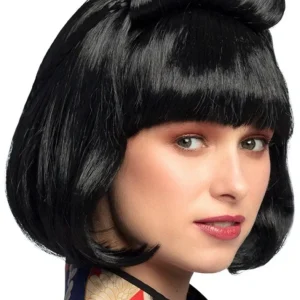 Perruque mi-longue De Geisha