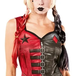 Perruque de Harley Quinn™ SQ2