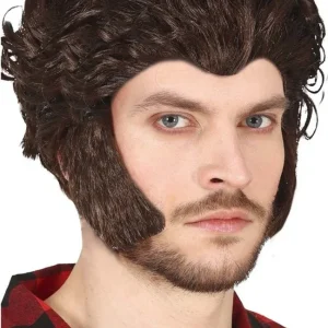 Perruque de Loup-Garou Marron