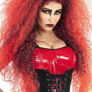Perruque Rouge Frisée