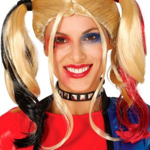 Perruque Blonde avec Couettes