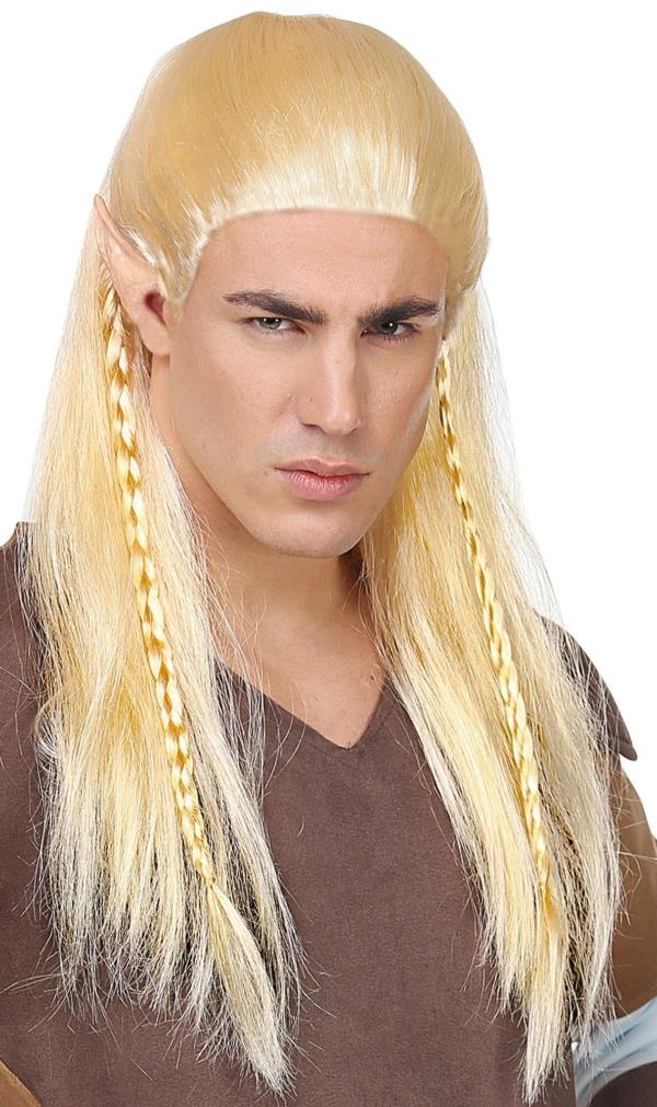 Perruque Blonde Elfe