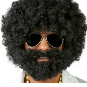 Perruque et Barbe Afro Extra