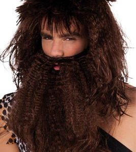 Perruque et Barbe Homme des cavernes