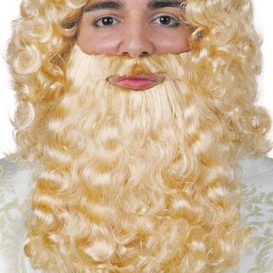 Perruque et Barbe Blonde