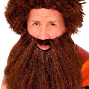 Perruque et barbe hommes des Cavernes Préhistorique
