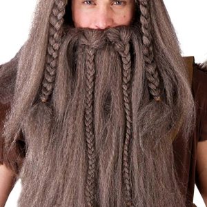 Perruque et barbe viking