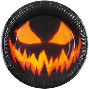 Assiettes de Citrouille Maléfique