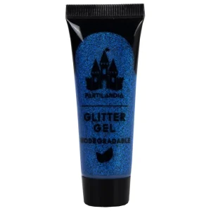 Gel pailleté bleu biodégradable