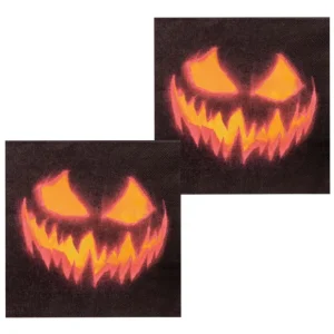 Serviettes de Citrouille Maléfique