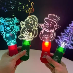 Baguette de Noël Lumineuse (Modèles Assortis)