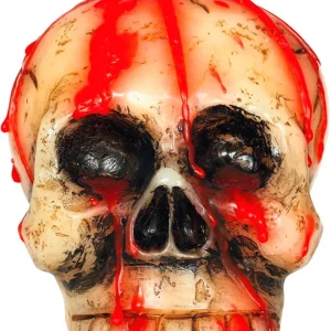 Bougies de Tête de Mort Sanglante